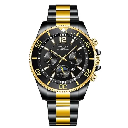 Image de Montre Homme Quartz Étanche - Style Luxe & Sport