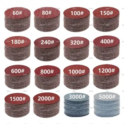 Image de Kit de Ponçage Auto 40 Pièces - Disques Ronds 3 à 7 Pouces