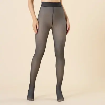 Image de Collants Thermiques Faux Bas Hiver - Chauds & Sexy