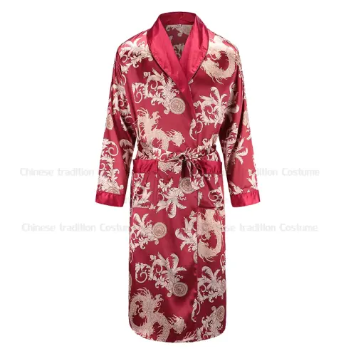 Image de Pyjama Homme Satin Imprimé - Confort & Style
