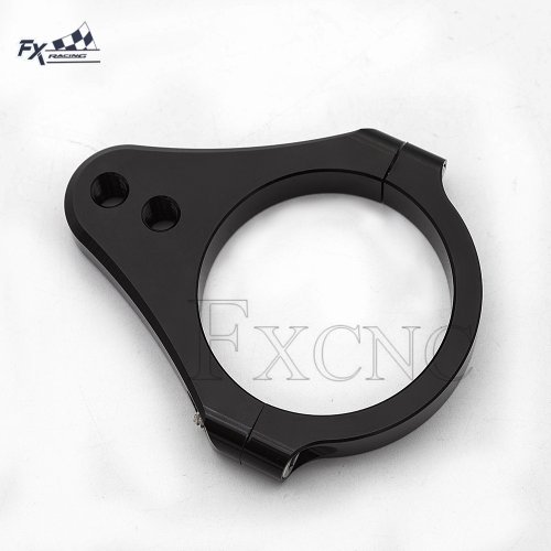 Immagine di 28 29 30 31 32 33 35 37 39 41 43 45 47 48 49 50 51 52 53 54 55 58 60mm Nero Ammortizzatore di Sterzo Stabilizzatore Ammortizzatore Staffa Forcella