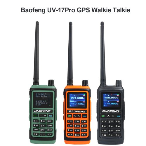 Immagine di Baofeng UV-17Pro GPS: Walkie Talkie Tri-Banda con Ricevitore NOAA e FM