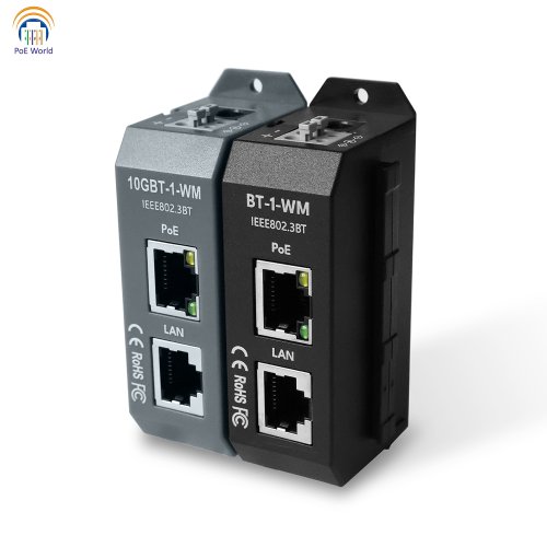 Image de Injecteur PoE Actif 90W - 2.5G/10G - Rail DIN