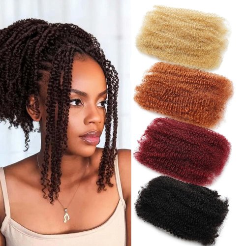 Zdjęcie Naturalne Włosy Afro Kinky do Mini Twistów i Dreadów