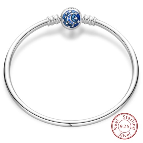 Immagine di Bracciale in Argento Sterling 925 con Farfalla e Cuore - Gioiello Fashion per Donne