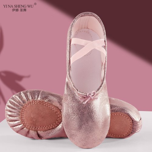 Zdjęcie Baletki Skórzane Split Sole – Idealne dla Balerin i Tancerzy