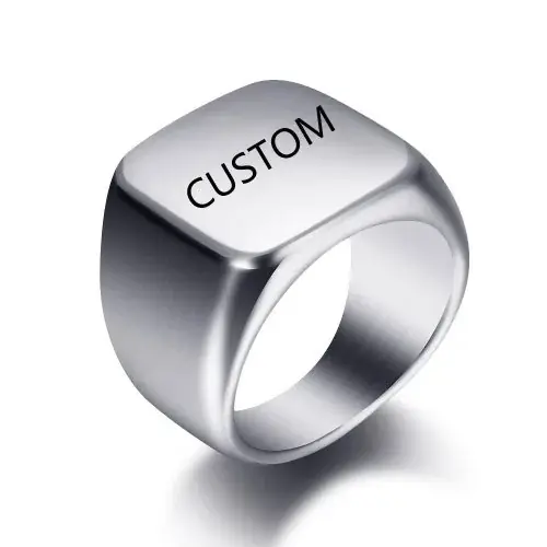 Argento quadrato personalizzato