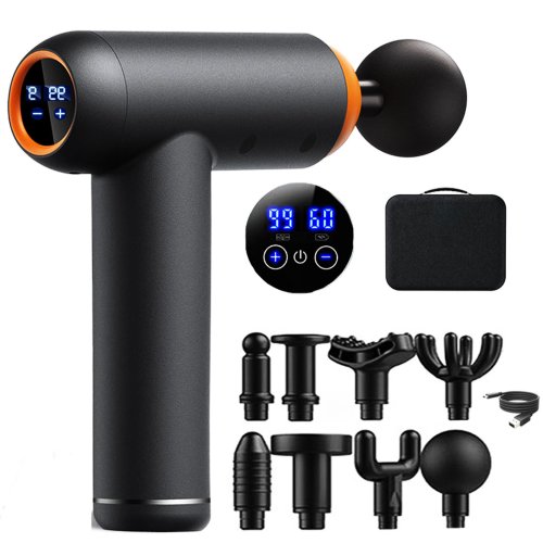 Image of Natural Muscle Relief Massage Gun with Smart Percussion Technology for Deep Tissue Therapy and Full-Body Relaxation