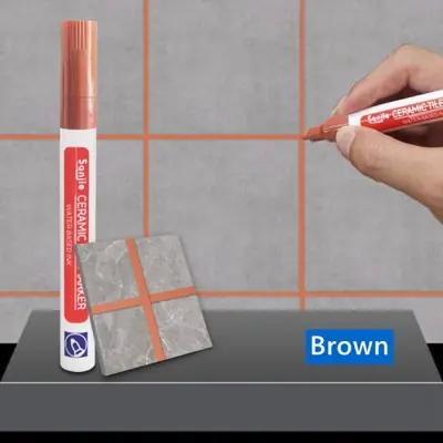 Image de Stylo Réparateur de Carrelage Blanc Imperméable