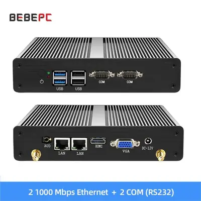 Image de Mini PC Industriel Silencieux avec Celeron J2955U - Windows 10