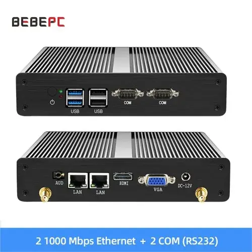 Image de Mini PC Industriel Silencieux avec Celeron J2955U - Windows 10