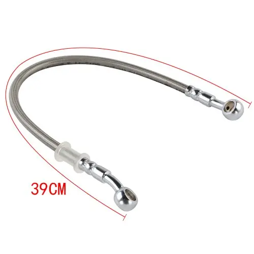 Image de Tuyau de Frein Moto Universel - Acier Inoxydable Tressé