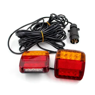 Image de Feux Arrière LED Universels pour Remorque 12V - 16 LEDs