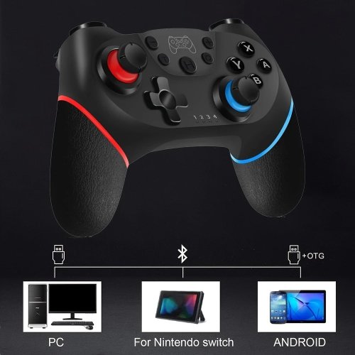 Immagine di Controller di gioco wireless per Switch Switch2 Lite OLED Maniglia pro a vibrazione a 6 assi NS2 compatibile con giochi wireless Switch pro
