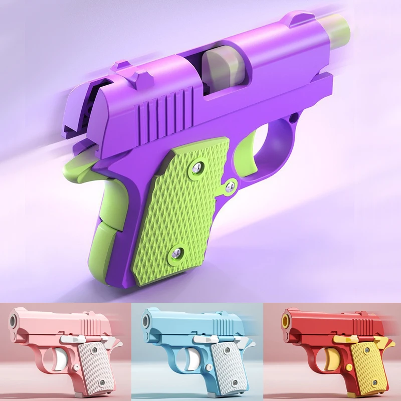 Zdjęcie Mini Pistolet Zabawkowy 1911 w Technologii Druku 3D – Zabawka Antystresowa dla Dzieci i Dorosłych, Idealny Prezent Dekompresyjny