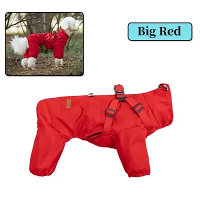 Image de Imperméable pour Chien - Salopette de Pluie Réglable