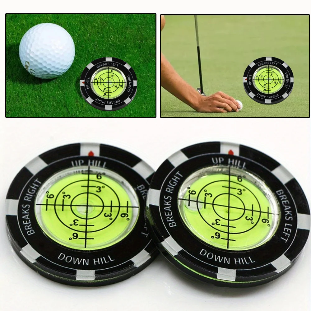 Golf Putting Aid met Hoge Precisie - Ronde Groene Reader voor Betere Putt Techniek en Helling Analyse