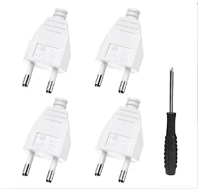 Image de Adaptateur Prise Schuko Mâle/Femelle - Cordon d'Alimentation 250V