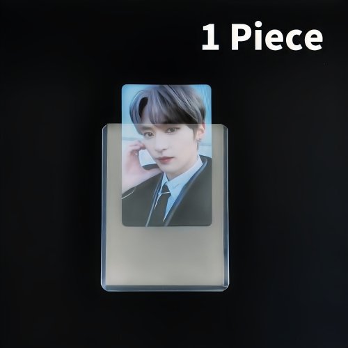 Zdjęcie Utalo 1 ~ 50 szt. 35PT ochronny Toploader Super przezroczysty KPOP etui na karty fotograficzne karty handlowe dostawa dwustronna folia na karty