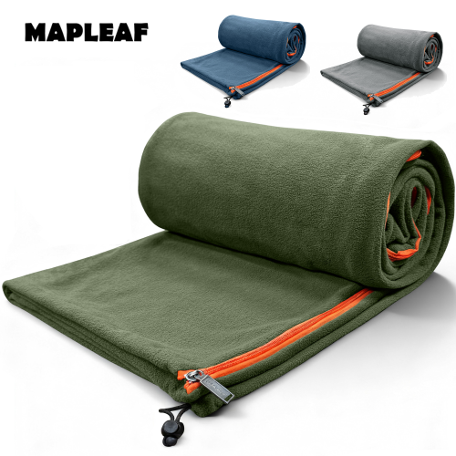 Immagine di MAPLEAF Fodera per sacco a pelo in pile Lenzuola da viaggio polare ultraleggere invernali Coperta da campeggio calda Sacco a pelo per letto per tenda per la stagione fredda