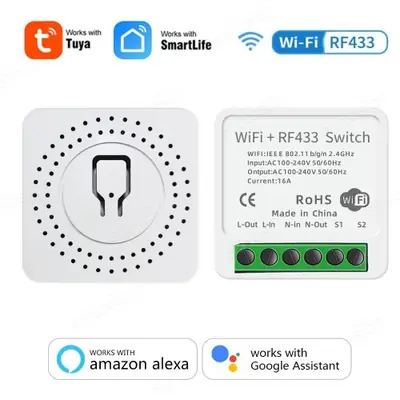 Image de Interrupteur Intelligent WiFi avec Contrôle Vocal et Suivi de Consommation