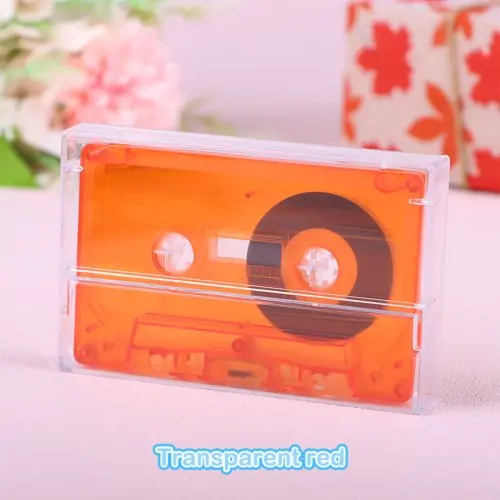 Image de Boîte de Rangement Transparente pour Cassettes Audio