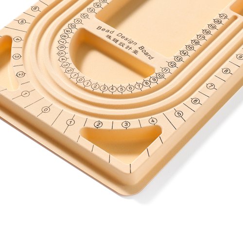 Immagine di Lavagna Colorata per Perline Floccate con Vassoio Organizzatore – Strumenti per Creare Bracciali e Collane Fai da Te