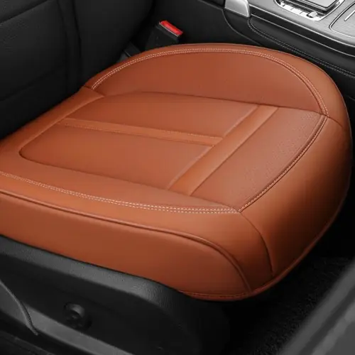 Image de Housse de Siège Voiture en Cuir Nappa - Protection Complète & Antidérapante