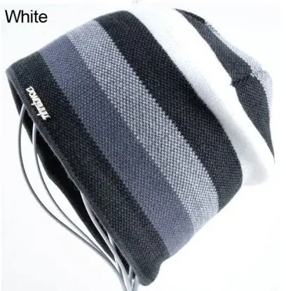 Image de Bonnet Hiver Homme - Tricoté Laine & Velours Épais