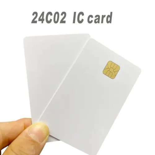 Image de Carte d'accès intelligente IC blanche - 100 pcs