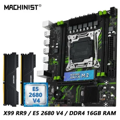 Image de Kit PC X99 Pro : Xeon E5-2680 v4 + 16GB DDR4 + NVMe