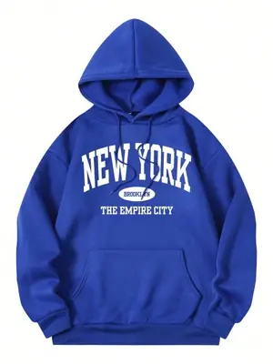 Image de Sweat à Capuche NYC Brooklyn - Style Y2K Coloré