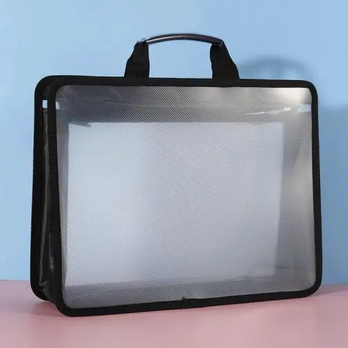 Image de Sac à Main Transparent A4 - Grande Capacité & Étanche