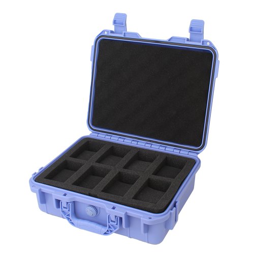 Image of 8-Grid High-End Watch Case Collection Watch Antique Protection Safety Box Colorful Sponge Thickened Moisture-Proof Box