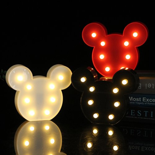 Afbeelding van Mickey 3D Nachtlampje - Magische Slaapkamer Verlichting voor Kinderen