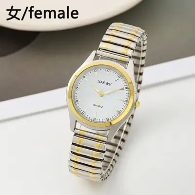 Image de Montres de Couple Élégantes - Acier & Élastique