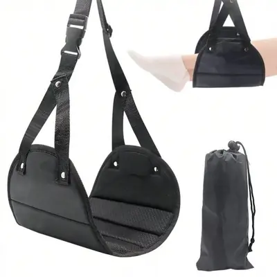 Image de Repose-Pieds Suspendu Portable - Hamac Multifonctionnel