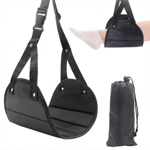 Image de Repose-Pieds Suspendu Portable - Hamac Multifonctionnel