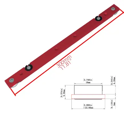 Image de Curseur T en Aluminium pour Travail du Bois