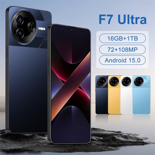 Image of F7 Ultra Smartphone with 7800mAh Battery, Android 15, 7.3-Inch Display, Dual SIM, 5G Connectivity – Global Version