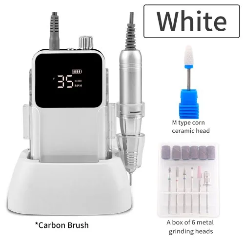 White-silver handle
