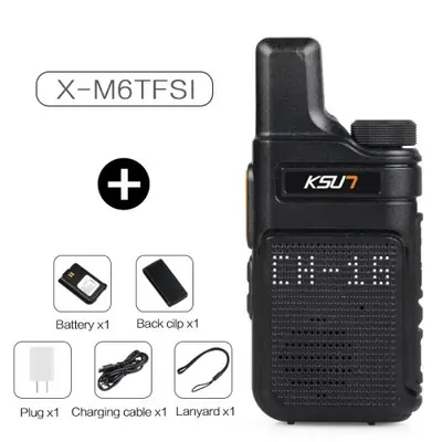 Image de Talkie-Walkie Mini Portable 2 Pièces - Radio Sans Fil PMR446
