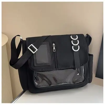 Image de Sac École Harajuku Transparent Y2K pour Filles
