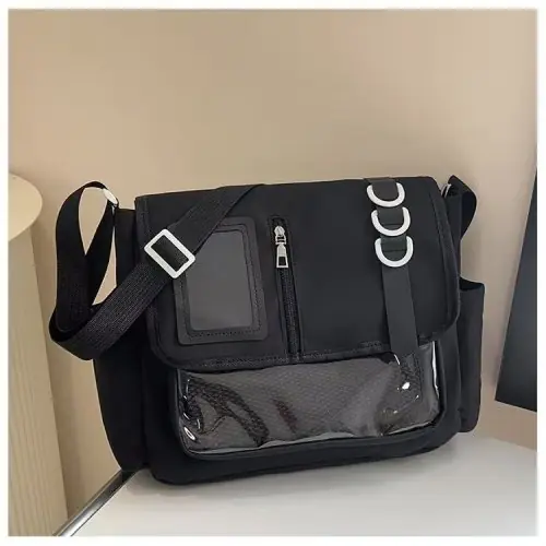 Image de Sac École Harajuku Transparent Y2K pour Filles