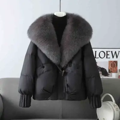Image de Parka Hiver Femme Ultra-Chaud Col Fourrure