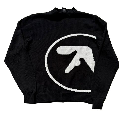 Immagine di Maglione da Donna Aphex Twin Knit Invernale Oversize Vintage con Maniche Lunghe – Pullover Y2K Streetwear Stile Moda Grafica