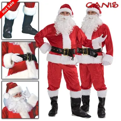 Image de Costume Père Noël 3XL - Déguisement Festif pour Adultes
