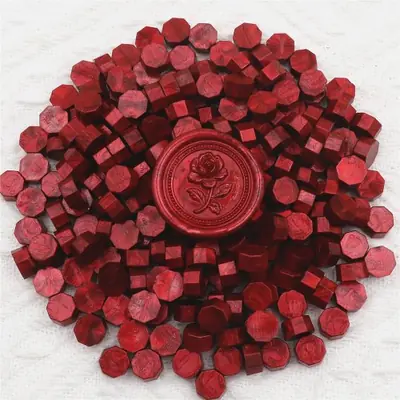 Image de Perles de Cire à Cacheter Octogonales - 200 Pièces
