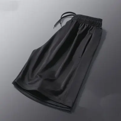 Image de Short de Sport Homme Noir Respirant - Collection Été