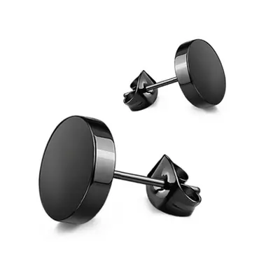 Image de Boucles d'oreilles Punk Noires - Style Urbain pour Homme & Femme
